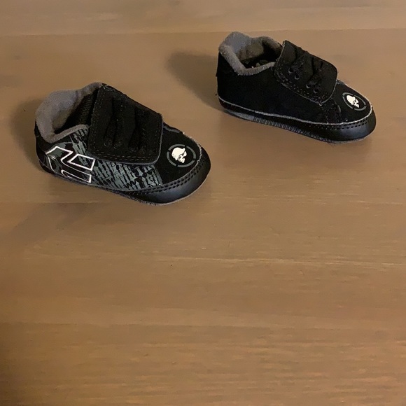 Etnies “Metal Mulisha” Black Shoes - Baby Size 2 - Picture 5 of 6